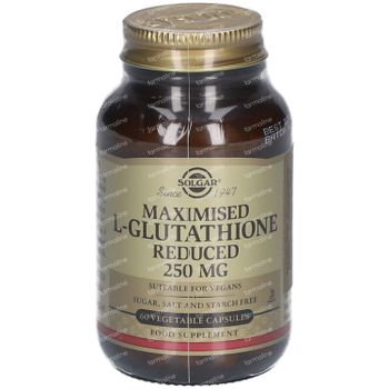 Solgar Maximised L-Glutathione 250 mg 60 capsules