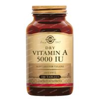 Solgar Vitamin A 5000 IU/1502 mcg 100 comprimés