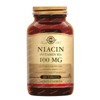 Solgar Niacin 100 mg Vitamin B3 100 comprimés