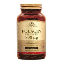 Solgar Folacin 800 mcg 100  comprimés