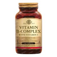Solgar Vitamin B Complex With Vitamin C 100  comprimés