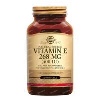 Solgar Vitamin E 268 mg/400 IU Complex 50 gélules souples