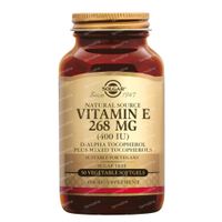 Solgar Vitamin E 268 mg/400 IU Vegan 50 gélules souples