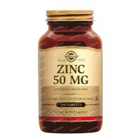 Solgar Zinc 50 mg 100 tabletten