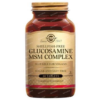 Solgar Glucosamine MSM Complex 60 tabletten