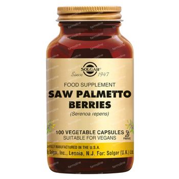 Solgar Saw Palmetto Berries 100 capsules