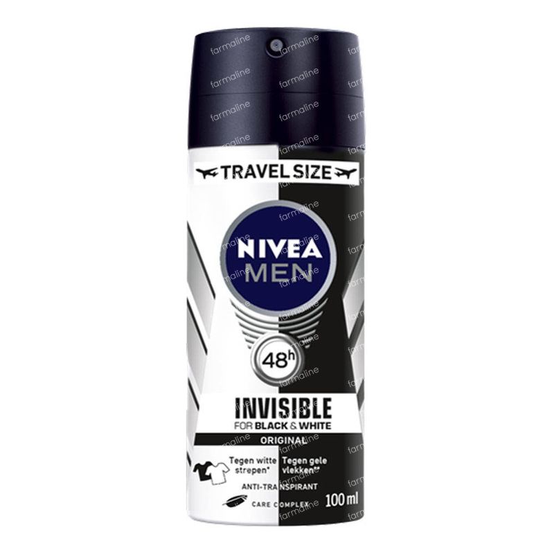Nivea Deodorant Travel Size Black&White Spray (For Men