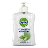 Dettol Gel Nettoyant - Hydratant Aloe Vera & Protéines de Lait - Savon Liquide 250 ml