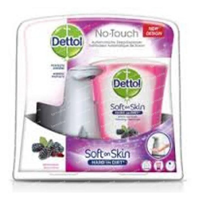 Dettol No Touch Automatische Zeepdispenser Zilver Met Navulling