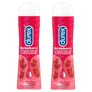Durex Play Sweet Strawberry Glijmiddel Duopack 2x50 ml