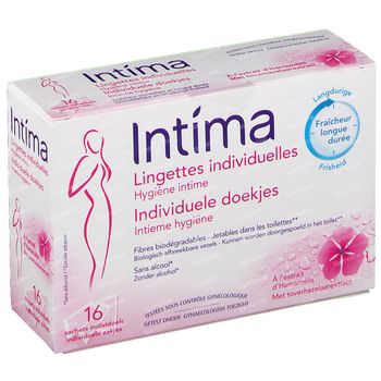 Intima Lingettes individuelles 16 pièces