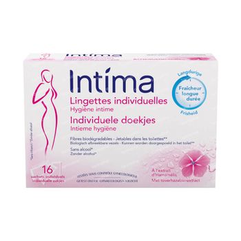 Intima Lingettes individuelles 16 pièces