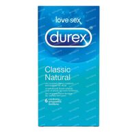 Image of Durex Classic Natural Condooms 6 stuks 