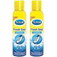 Scholl Fresh Step Schoenspray Voetdeodorant 2x150 ml