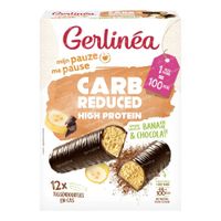 Gerlinéa Carb Reduced High Protein Barre Banana & Chocolat 372 g