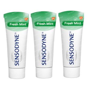 Sensodyne Dentifrice Fresh Mint TRIO 3x75 ml