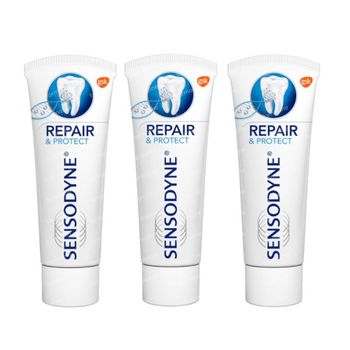 Sensodyne Dentifrice Repair & Protect TRIO 3x75 ml