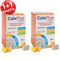 CalxPlus Sinaas zonder Suiker 1+1 GRATIS 2x60 tabletten