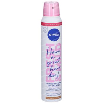 Nivea Fresh Revive 3-en-1 Shampooing Sec Cheveux Châtains 200 ml