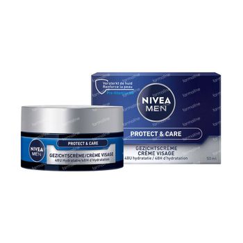 Nivea Men Protect & Care Hydraterende Gezichtscrème 48u 50 ml