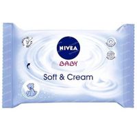 Nivea Baby Soft & Cream Lingettes Nettoyantes 63 pièces