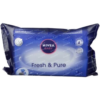 Nivea Baby Fresh & Pure Reinigingsdoekjes Refill 63 stuks