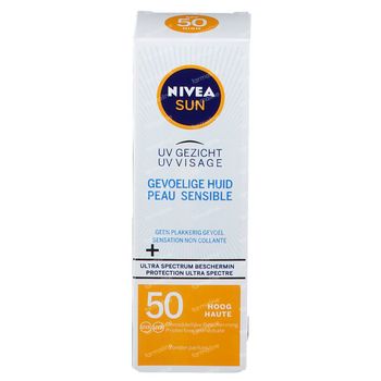Nivea Sun UV Gezicht Gevoelige Huid SPF50 50 ml
