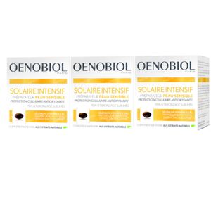 Oenobiol Solaire Intensif Peau Sensible TRIO 3x30 capsules