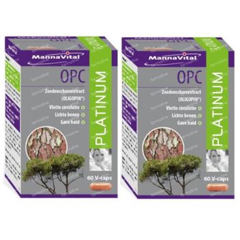 MannaVital OPC Platinum DUO Prix Réduit 2x60 capsules