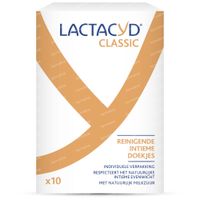 Lactacyd Classic Lingettes Intimes Nettoyantes 10 pièces