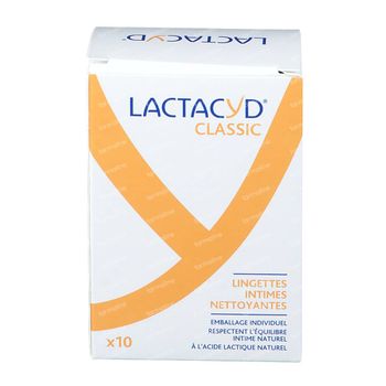 Lactacyd Classic Reinigende Intieme Doekjes 10 stuks