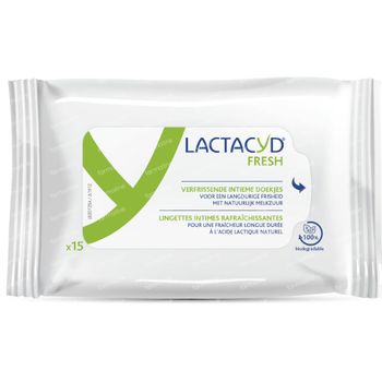 Lactacyd Fresh Verfrissende Intieme Doekjes 15 stuks