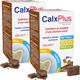 CalxPlus Chocolade zonder Suiker DUO Verlaagde Prijs 2x60 tabletten