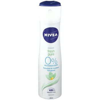 Nivea Fresh Pure Deodorant Spray 48h 150 ml