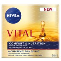 Nivea Vital Comfort & Nutrition Nachtcrème 50 ml