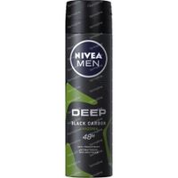 Nivea Men Deep Black Carbon Amazon Deodorant Spray 48h 150 ml
