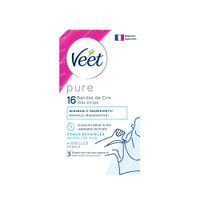 Veet Pure Wax Strips Oksels Gevoelige Huid 15 stuks