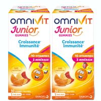 Omnivit Junior Gummies - Vitamine & Enfant DUO 2x30 pièces