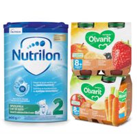 Nutricia Pack met Opvolgmelk en Fruit-en-Maaltijdpotjes voor Baby's 8 Maanden 1  set