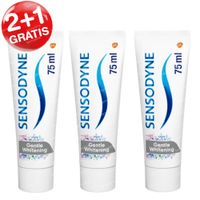 Sensodyne Tandpasta Gentle Whitening 2+1 GRATIS 3x75 ml
