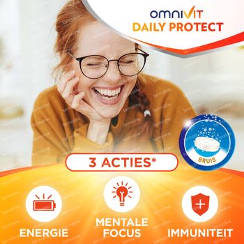Omnivit Daily Protect - Immuniteit & Energie DUO 2x20 bruistabletten