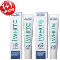 iWhite Supreme Whitening Tandpasta 1+1 GRATIS 2x75 ml