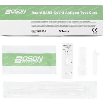 Boson Biotech Rapid SARS-CoV-2 Antigen Zelftest 5-PACK 5 stuks