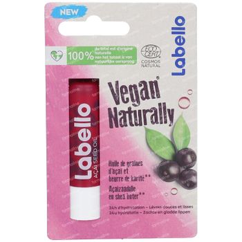 Labello Vegan Naturally Açaizaadolie & Shea Boter 5,2 ml