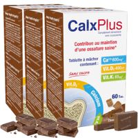 CalxPlus Schokolade Ohne Zucker TRIO 3x60 tabletten