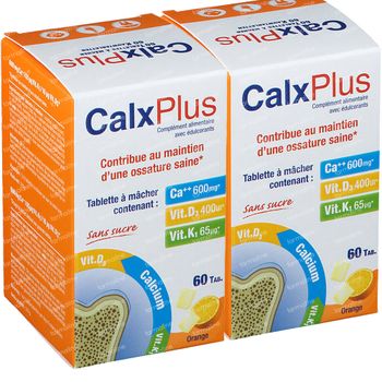 CalxPlus Orange Sans Sucre TRIO 3x60 comprimés