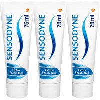 Sensodyne Dentifrice Extra Fresh Gel pour Dents Sensibles 2+1 GRATUIT 3x75 ml