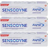 Sensodyne Rapid Relief Whitening Tandpasta 2+1 GRATIS 3x75 ml