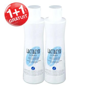 Lactacyd Derma Gel Lavant Sans Savon 1+1 GRATUIT 2x250 ml