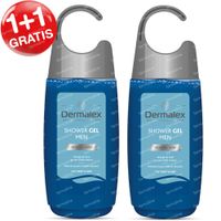 Dermalex Douchegel Men Normale Huid 1+1 GRATIS 2x250 ml